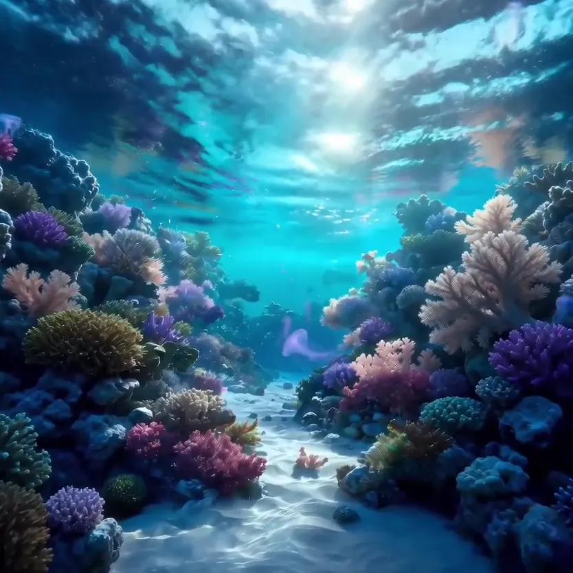 Coral Reef Glowing Jellyfish preview