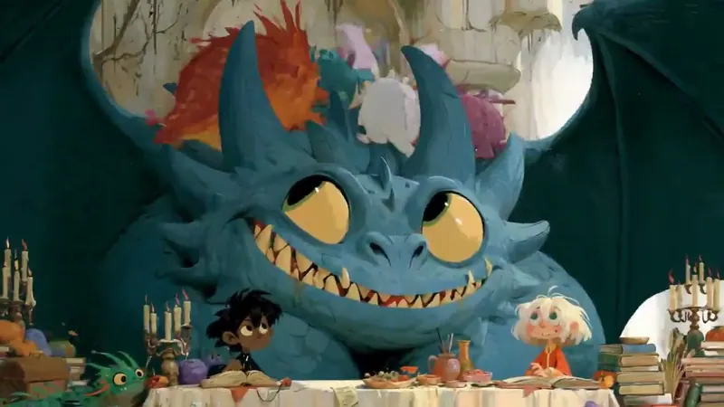 Illustrated Dragon World Flythrough preview