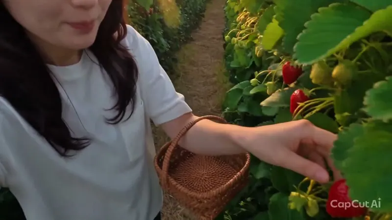 Japanese Strawberry Farm Selfie Vlog preview